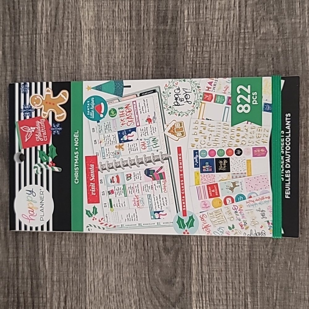 NWT Happy Planner Christmas Sticker Book